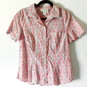 L.O.G.G H&M Floral Button Down Shirt